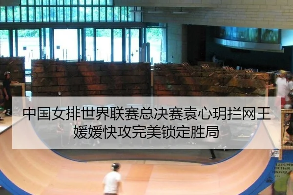 中国女排世界联赛总决赛袁心玥拦网王媛媛快攻完美锁定胜局